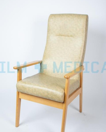 Visitor Chair High Back in Beige 